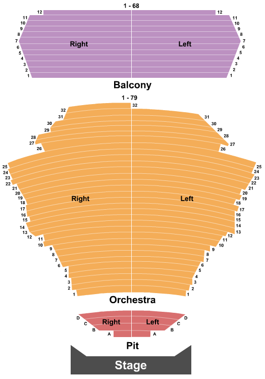 San Jose Center For The Performing Arts A Beautiful Noise Seating Chart